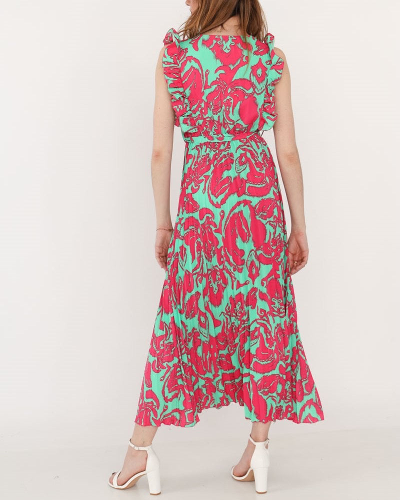 Kleid flower Contrast