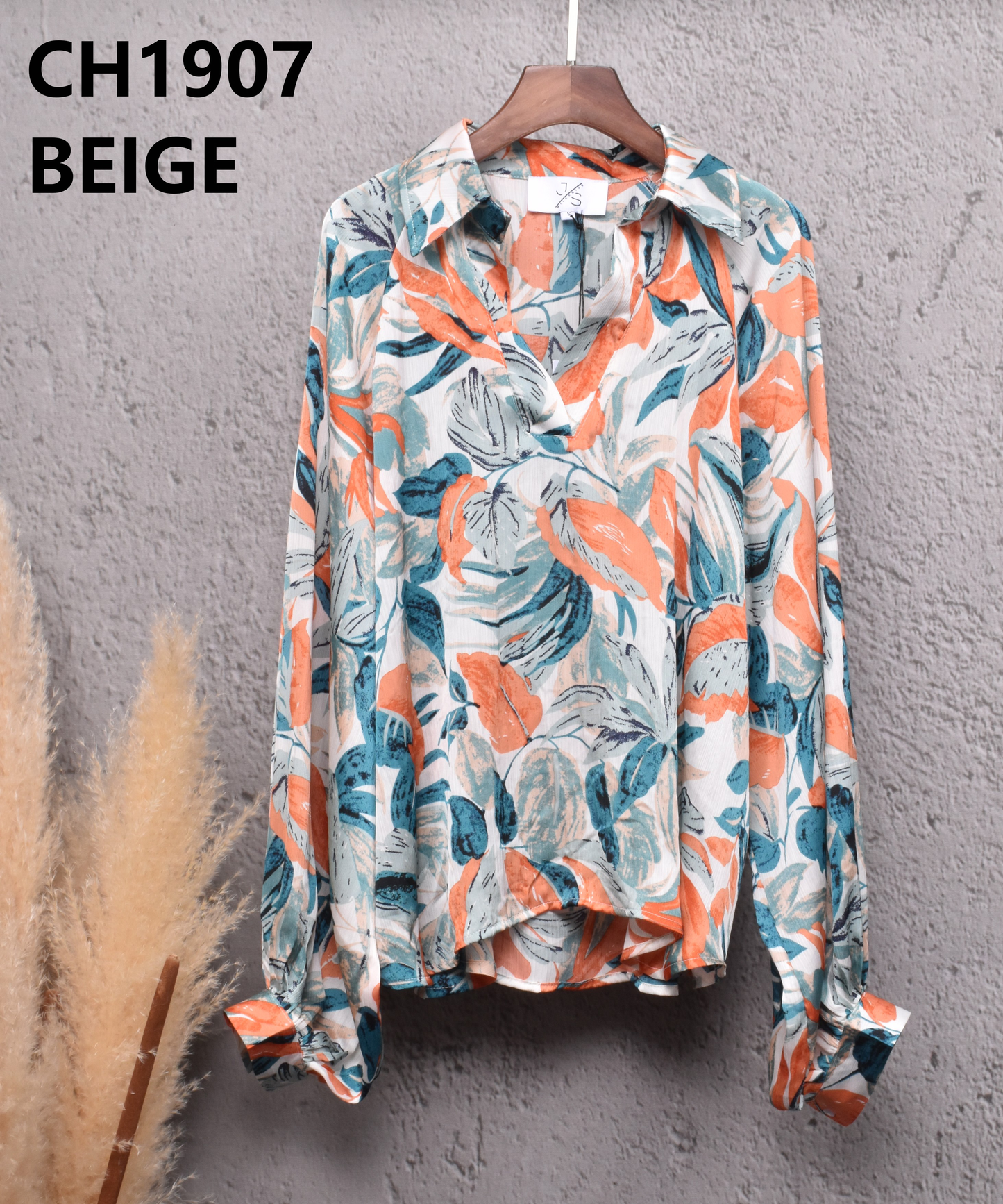 Bluse Dessins des fleurs