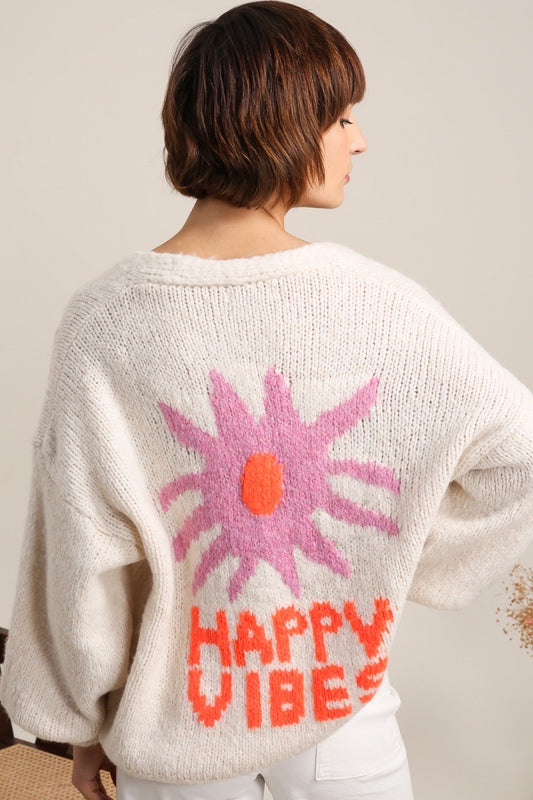 Strickjacke Happy Vibe