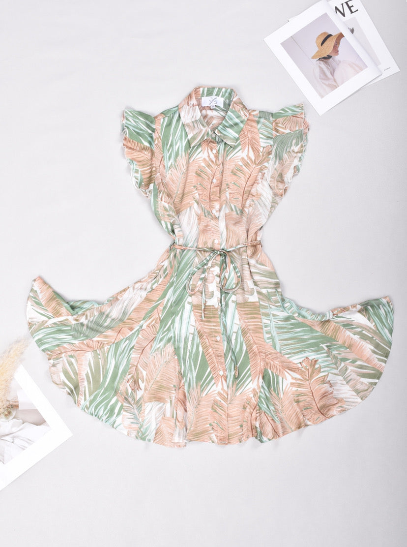 Hemdkleid new Jungle kurz