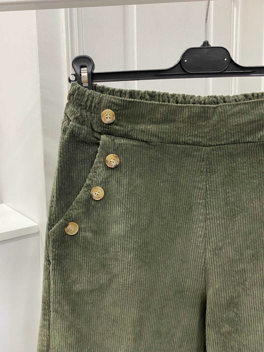 Hose Corduroy Button