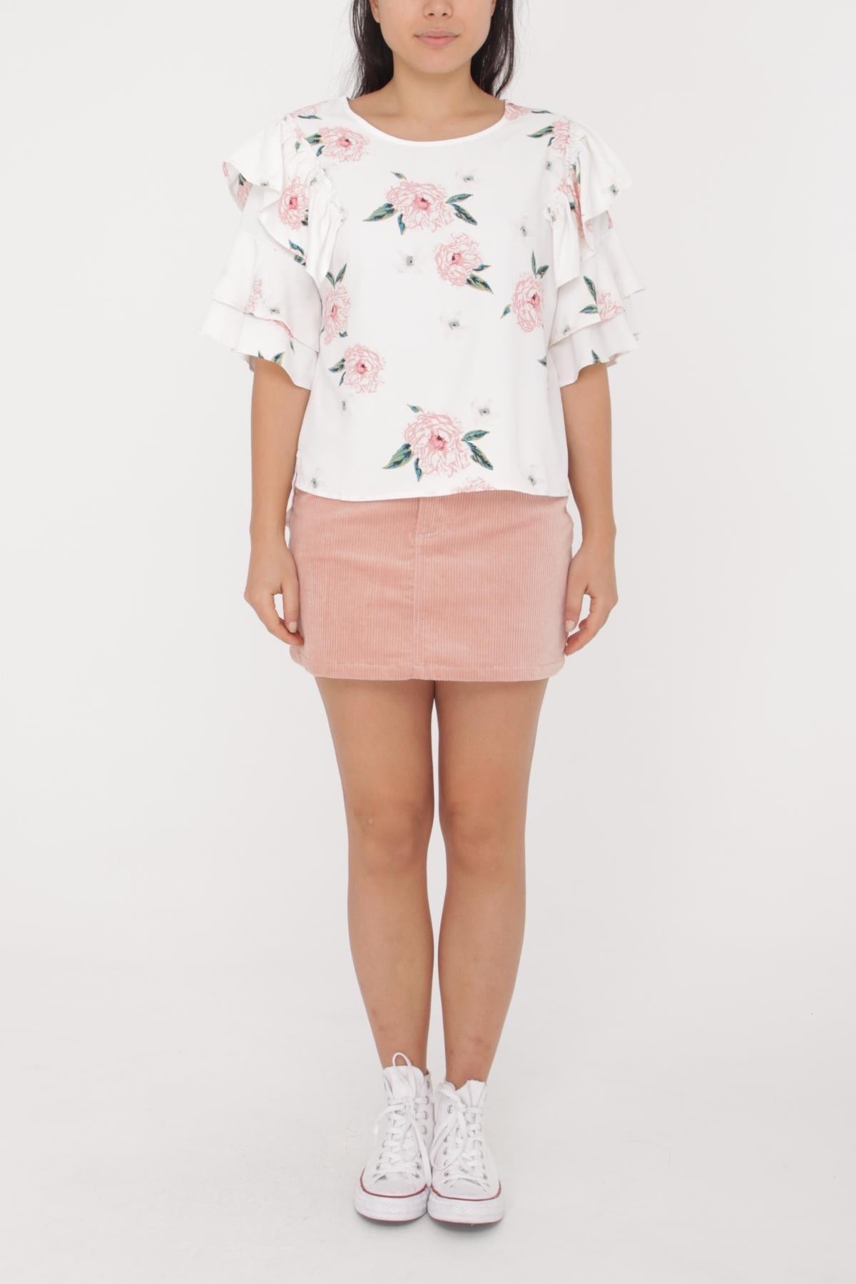 Bluse flowergarden