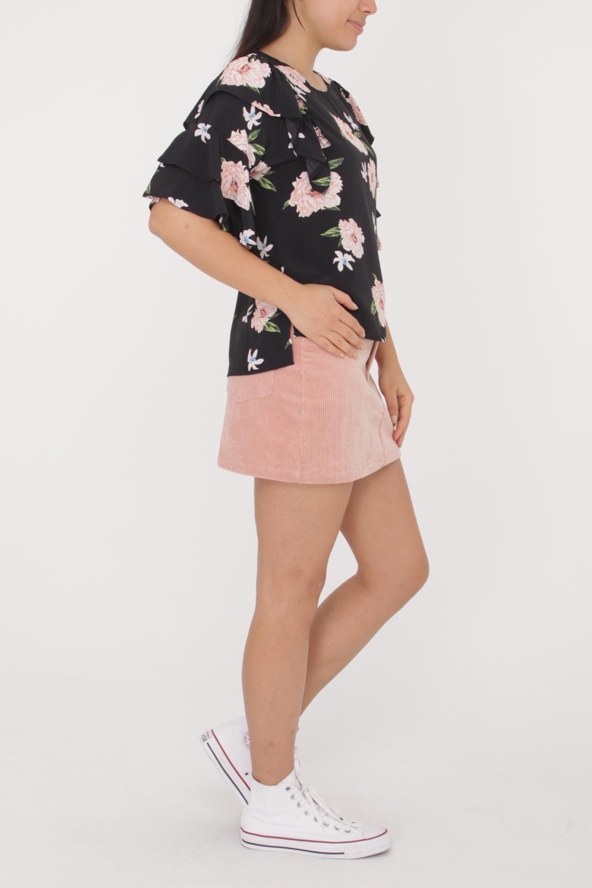 Bluse flowergarden