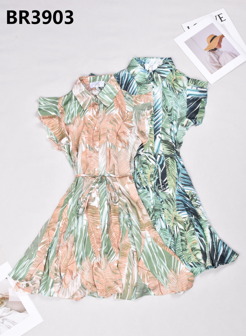 Hemdkleid new Jungle kurz