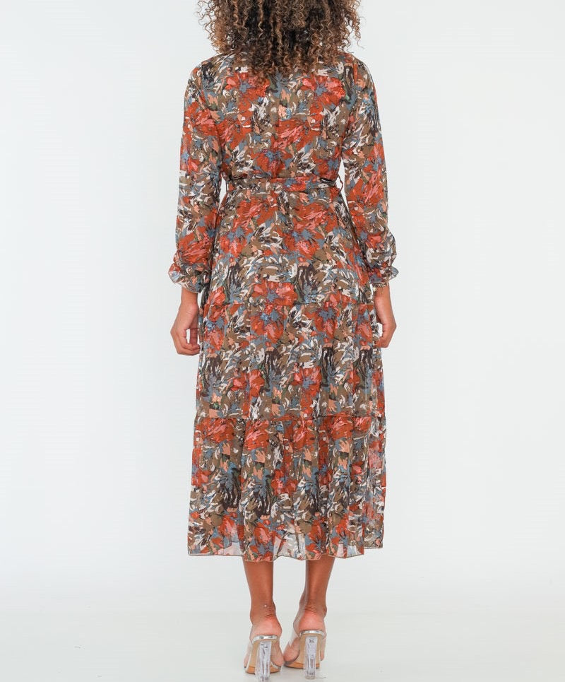 Kopie von Kleid Autumn Leaves lang