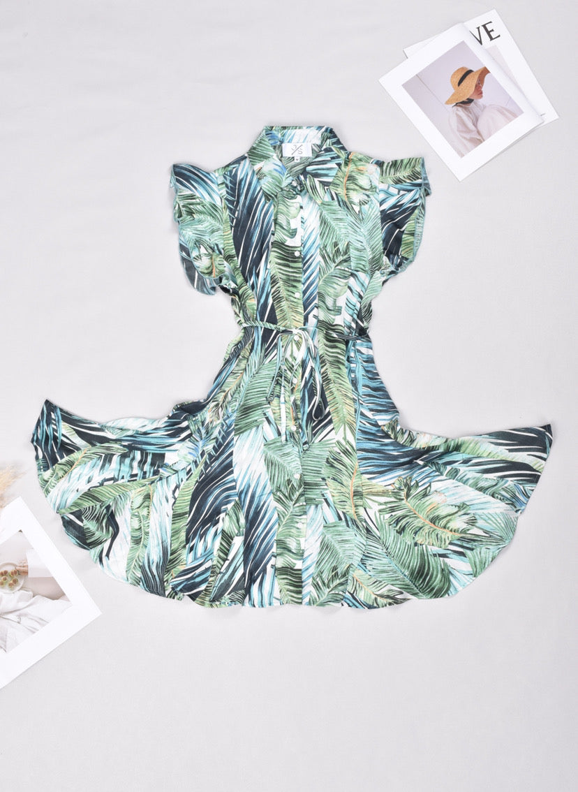 Hemdkleid new Jungle kurz