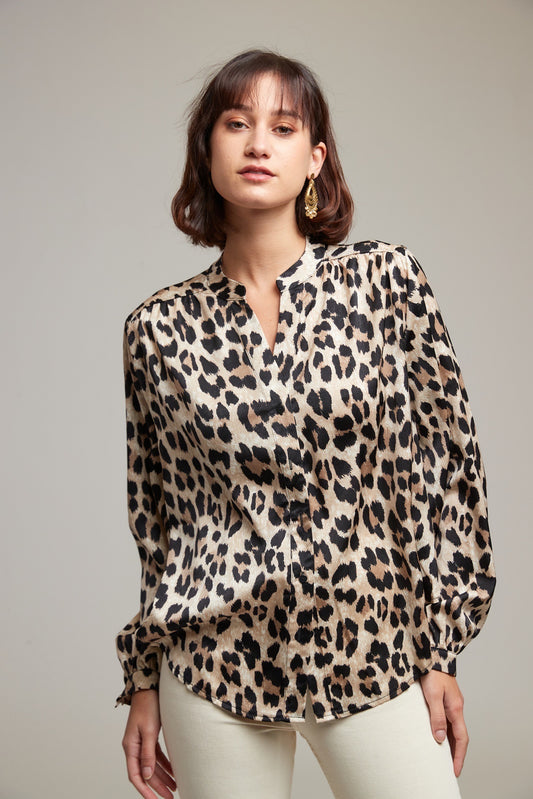 Bluse Milleo Stehkragen