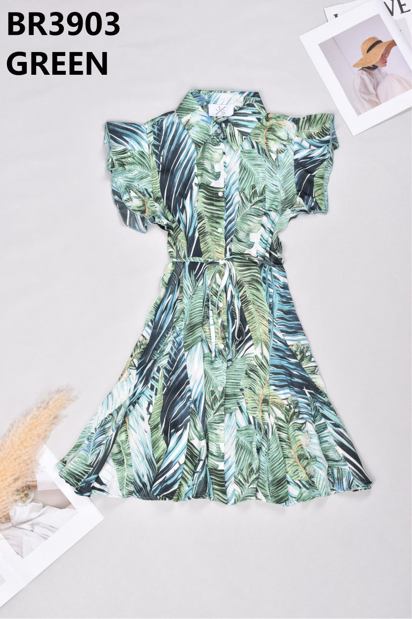 Hemdkleid new Jungle kurz