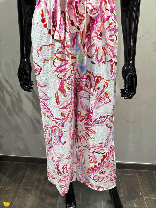 Overall pink flowers