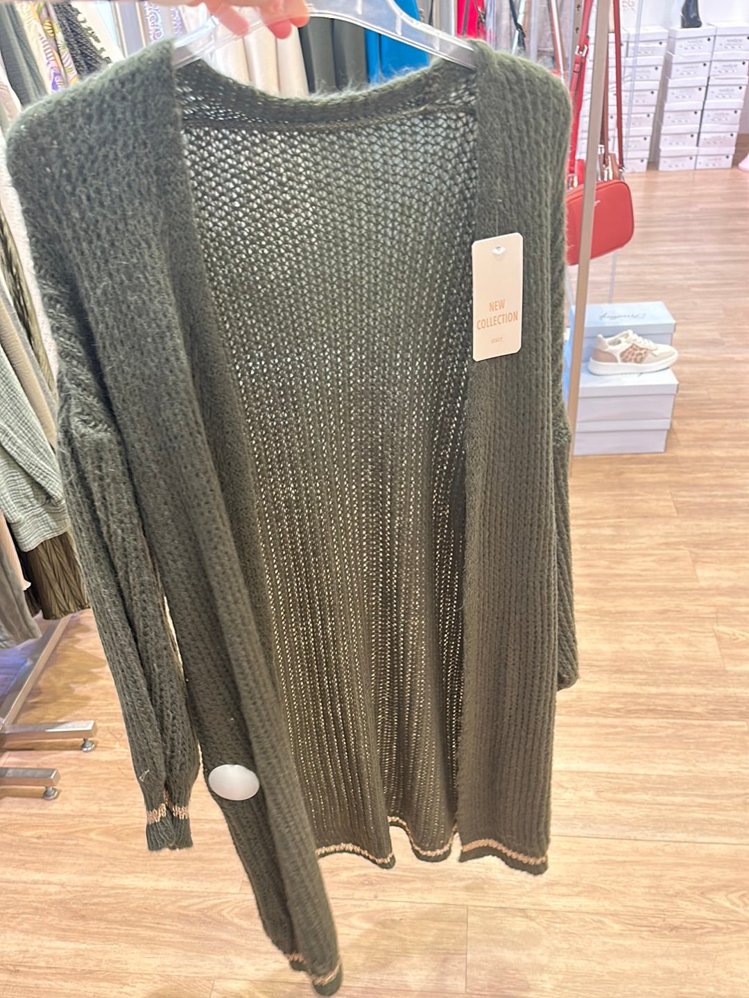 Strickjacke Cleo gold