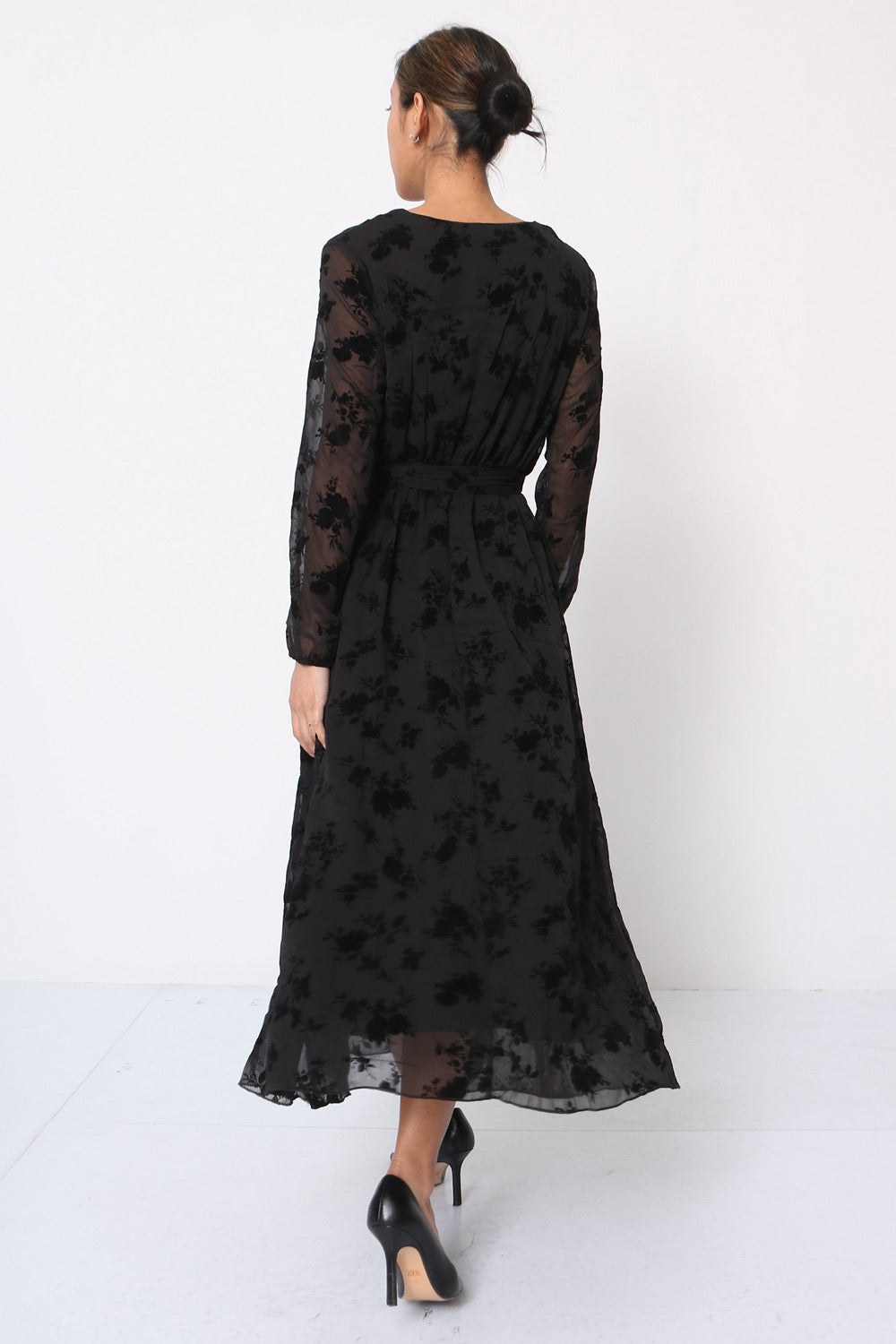 Kleid Flowerflock V lang