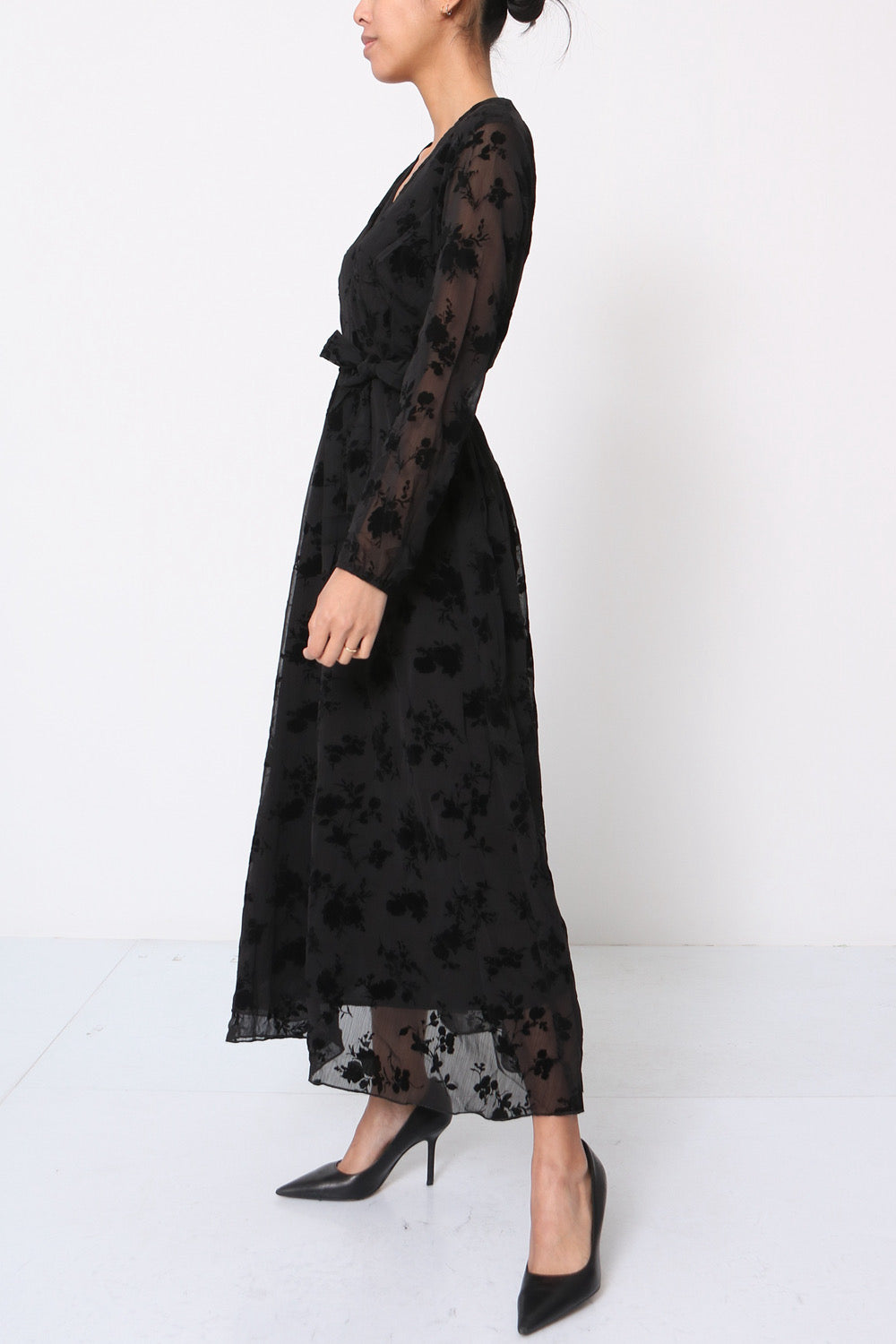 Kleid Flowerflock V lang