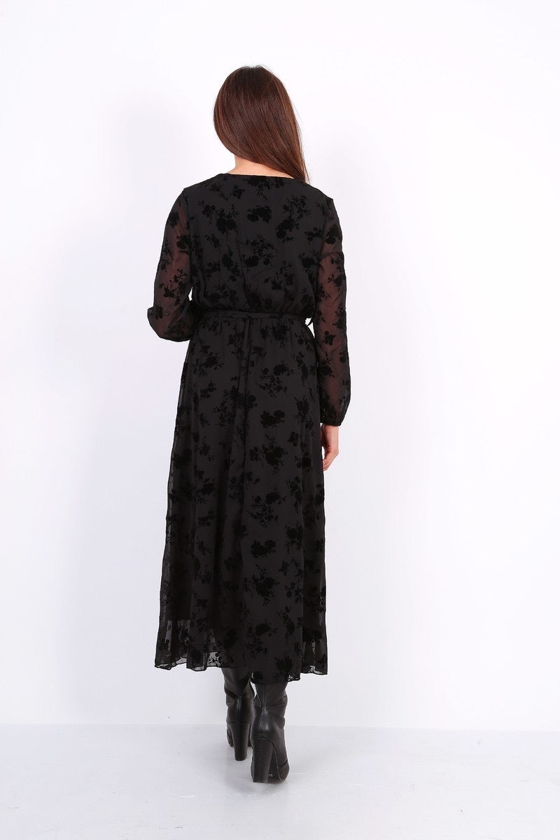 Kleid Flowerflock V lang