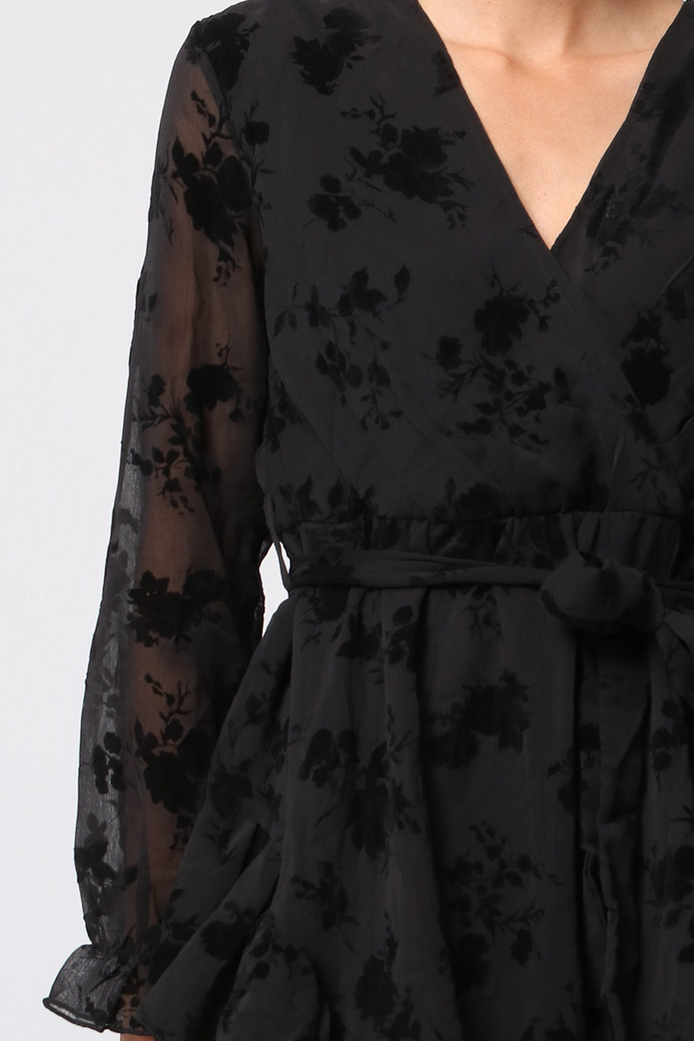 Kleid Flowerflock V kurz