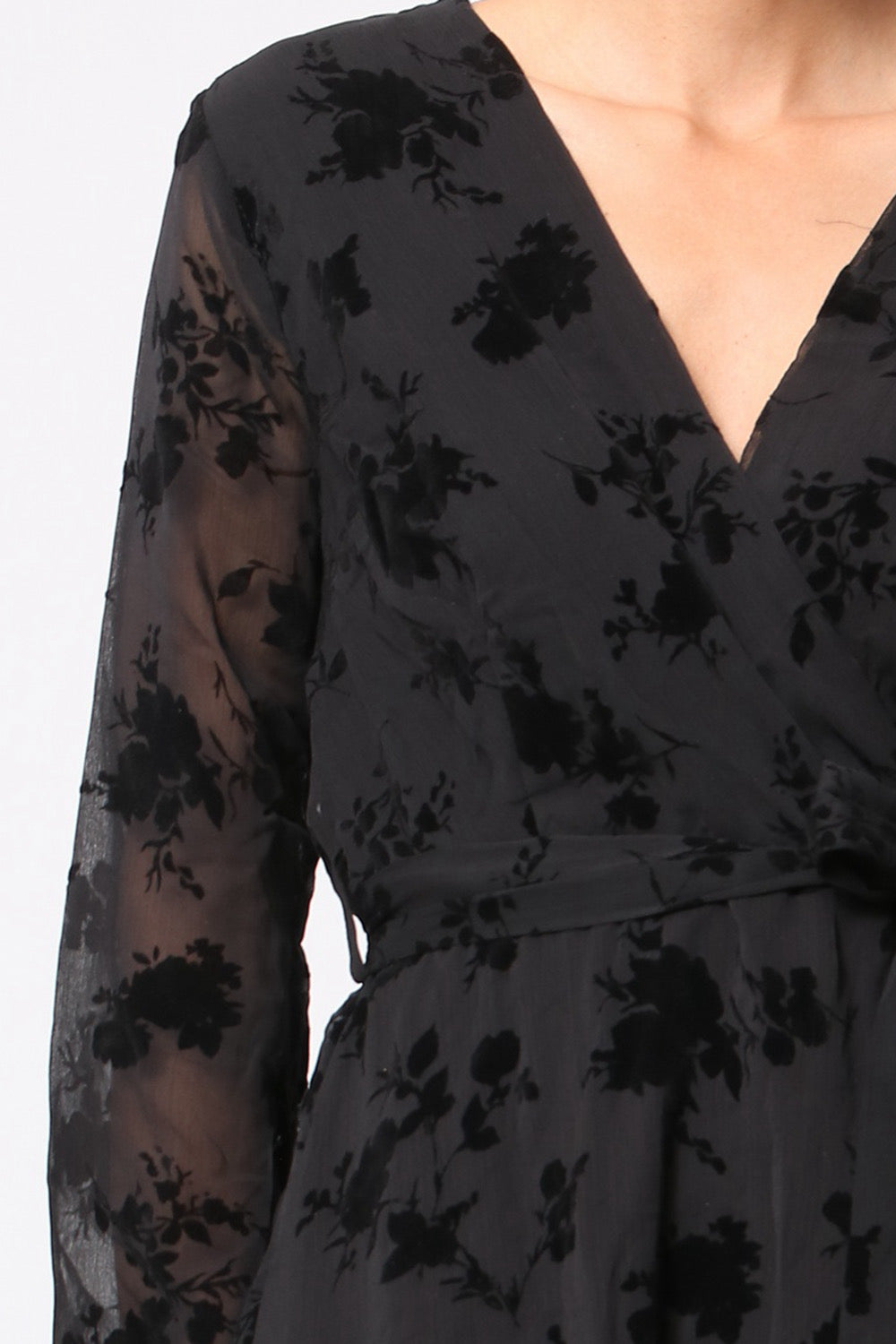 Kleid Flowerflock V lang