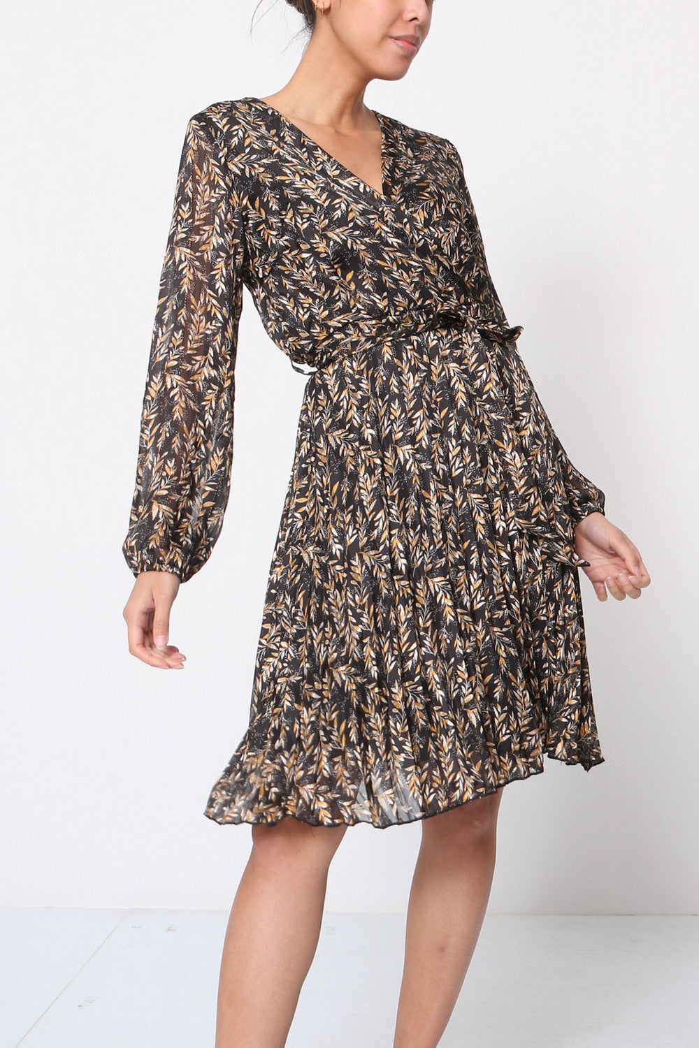 Kleid Flowers in Winter belty