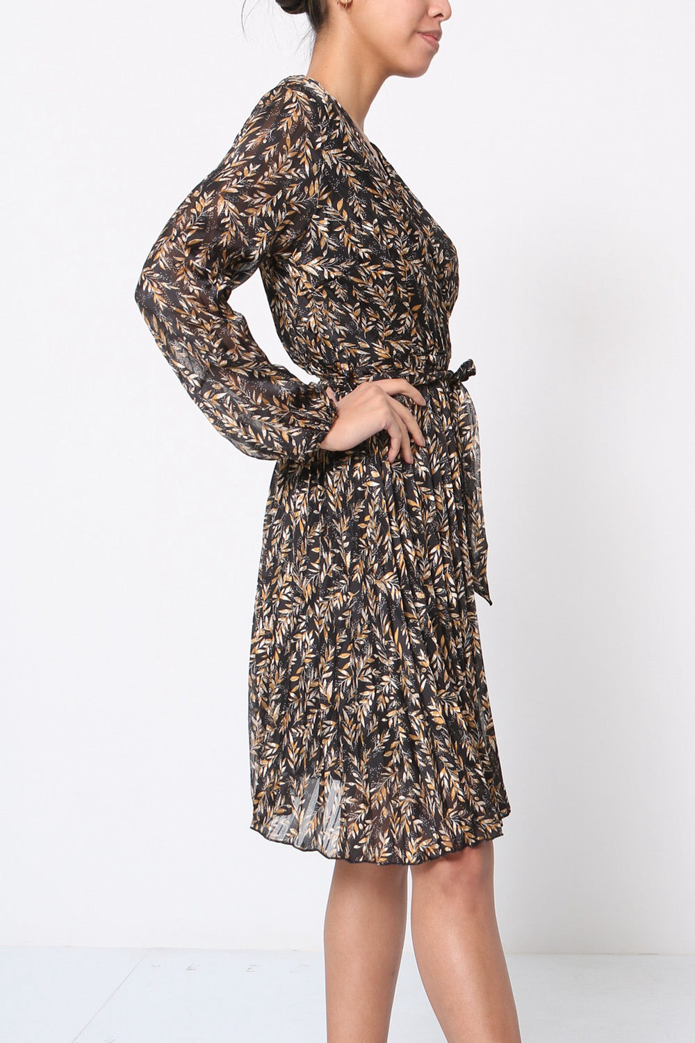 Kleid Flowers in Winter belty