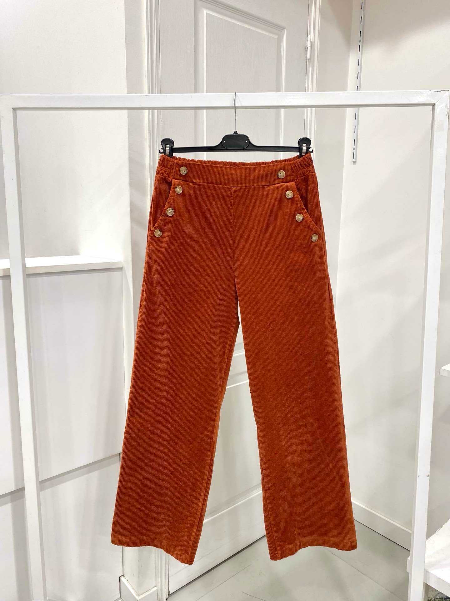 Hose Corduroy Button