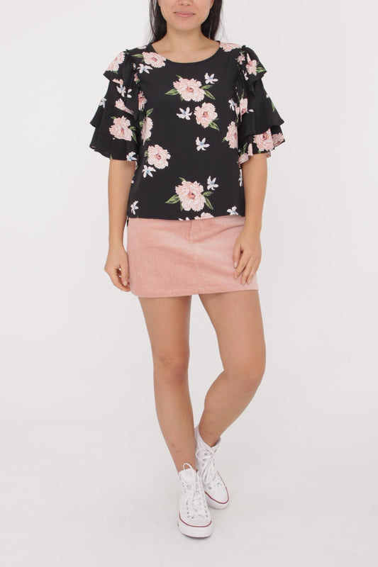 Bluse flowergarden