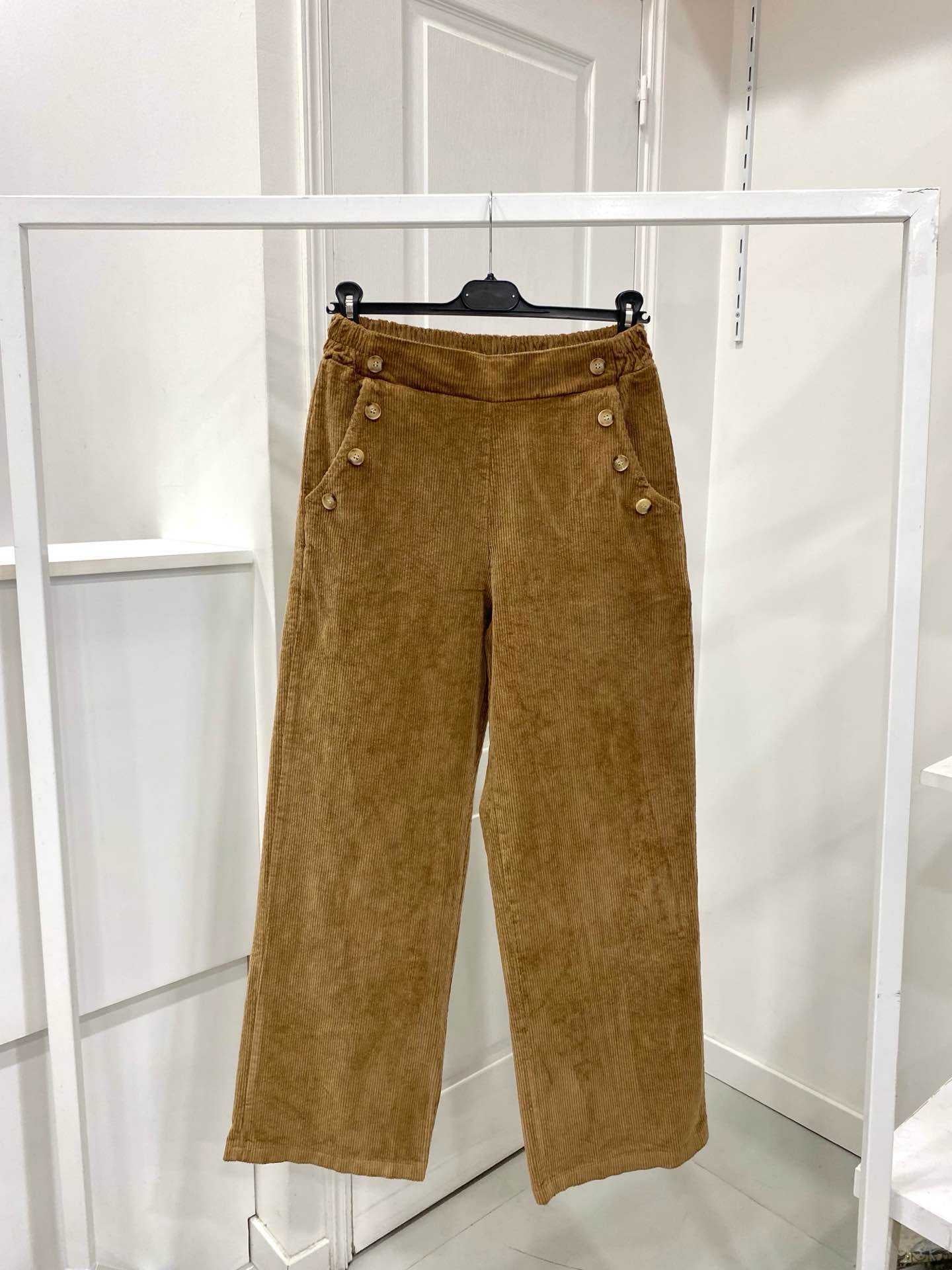 Hose Corduroy Button